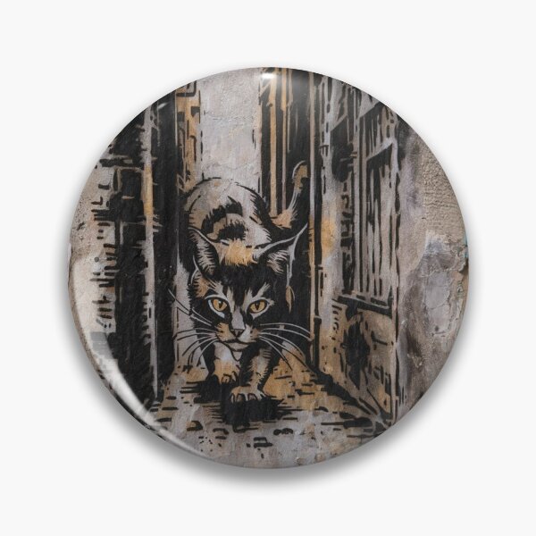Item preview, Cat Stencil Graffiti designed and sold by Bomax121.