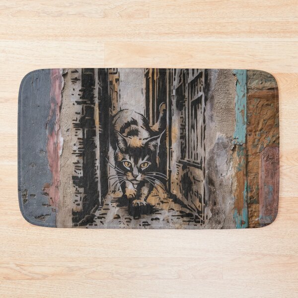 Item preview, Cat Stencil Graffiti designed and sold by Bomax121.