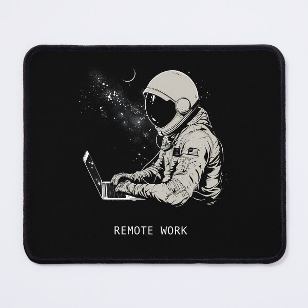 Item preview, Interstellar Digital Nomad: Astronaut Remote Work Vector T-shirt | Minimalistic Cosmic Design | Science Tshirt | Nerd | Space | Funny designed and sold by Artisleek Designs.