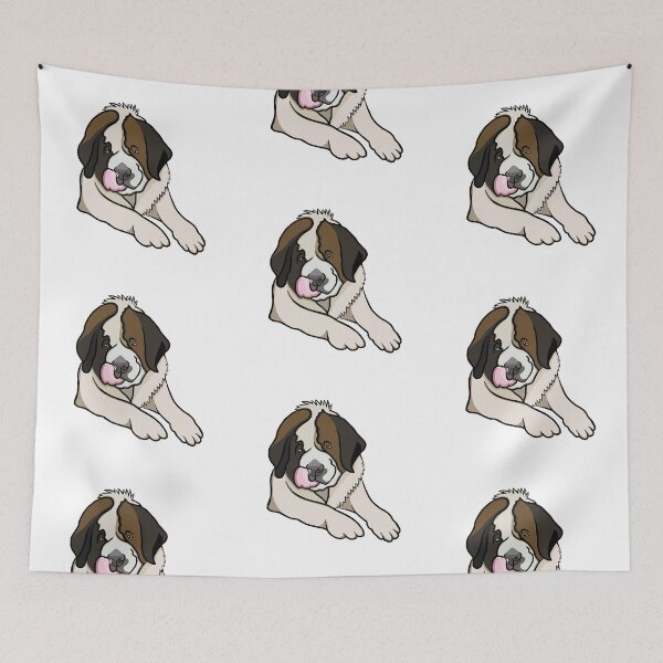 Item preview, saint Bernard art designed and sold by Tetiana Pohurska.