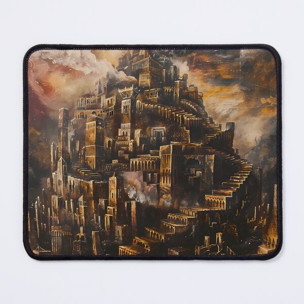 Item preview, Abstract Tower of Babel Chaos designed and sold by LivingArtClips.