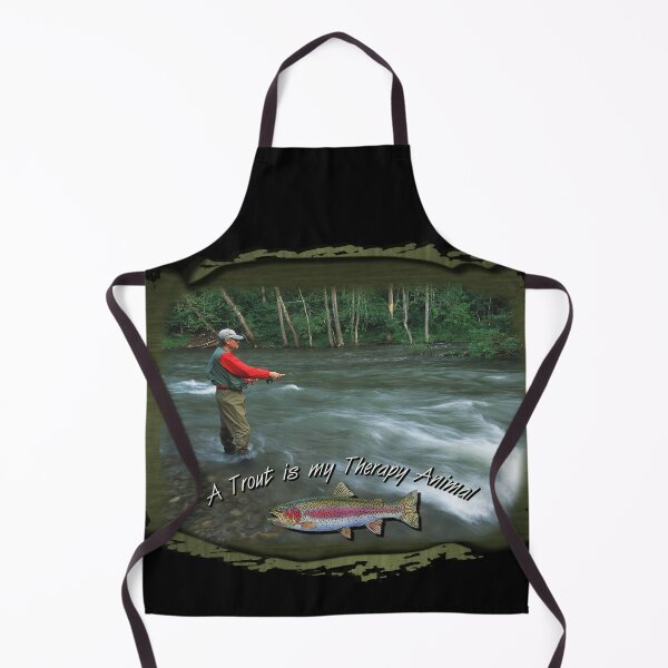 Item preview, TROUT ARE MY THERAPY ANIMALS designed and sold by THE AMERICAN TEEVANGELIST.