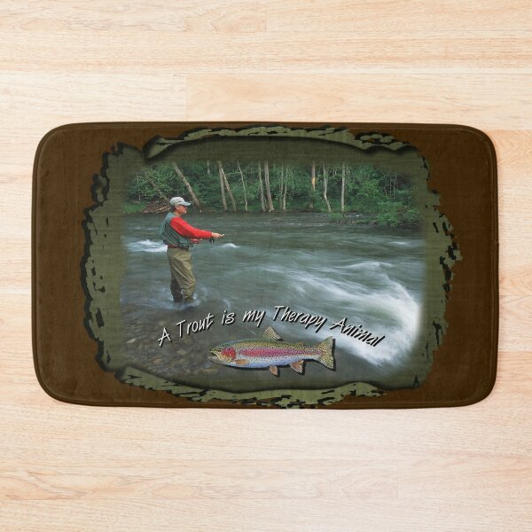 Item preview, TROUT ARE MY THERAPY ANIMALS designed and sold by THE AMERICAN TEEVANGELIST.