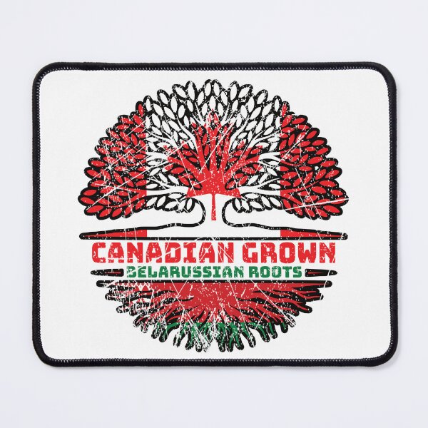 Item preview, Belarus Belarusian Belarussian Canadian Canada Tree Roots Flag designed and sold by FlagX.