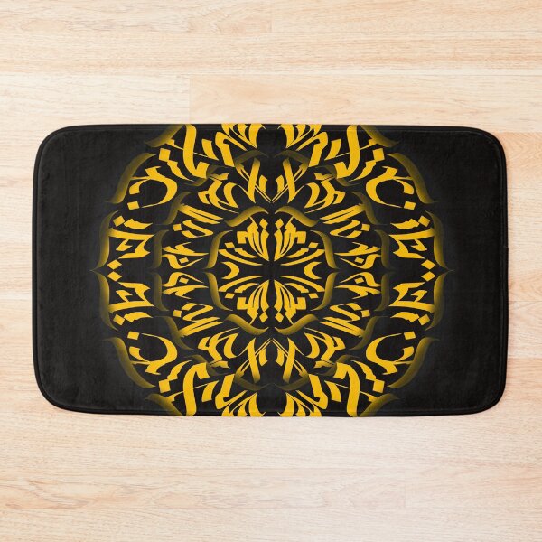 Item preview, Light orange calligraffiti Calligram  designed and sold by CyberhexPrints.