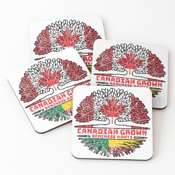 Item preview, Benin Beninese Canadian Canada Tree Roots Flag designed and sold by FlagX.