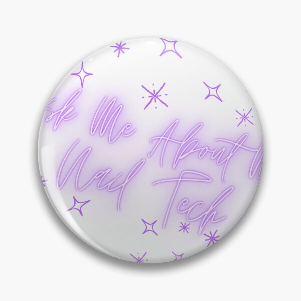 Item preview, Ask me about my nail tech purple  designed and sold by Mild2Wildnails.