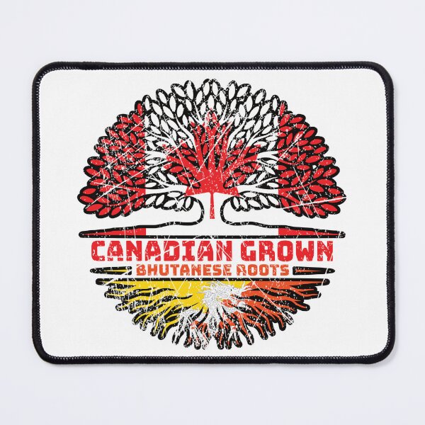 Item preview, Bhutan Bhutanese Canadian Canada Tree Roots Flag designed and sold by FlagX.