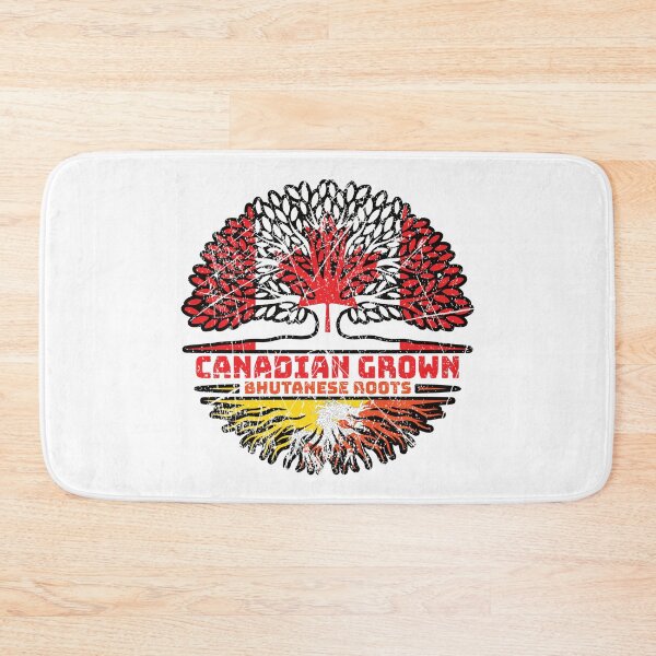 Item preview, Bhutan Bhutanese Canadian Canada Tree Roots Flag designed and sold by FlagX.