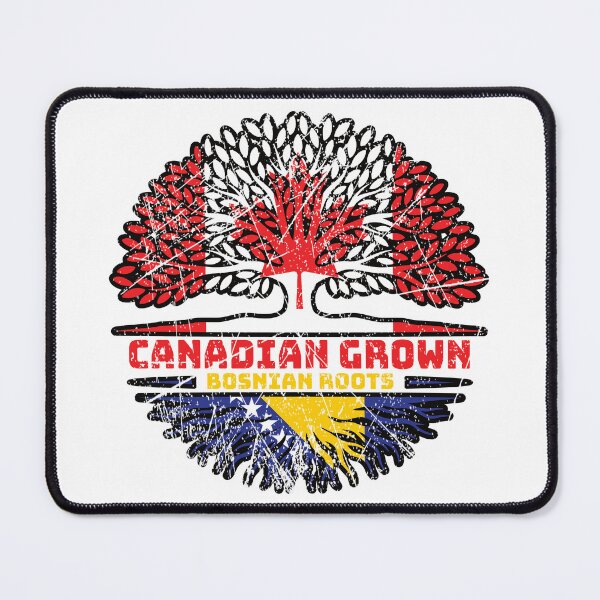 Item preview, Bosnia Bosnian Canadian Canada Tree Roots Flag designed and sold by FlagX.
