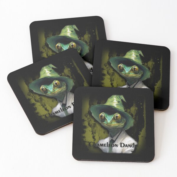 Item preview, Chameleon Dandy, retro, beano, cute, black, designed and sold by CrisMor-Art.
