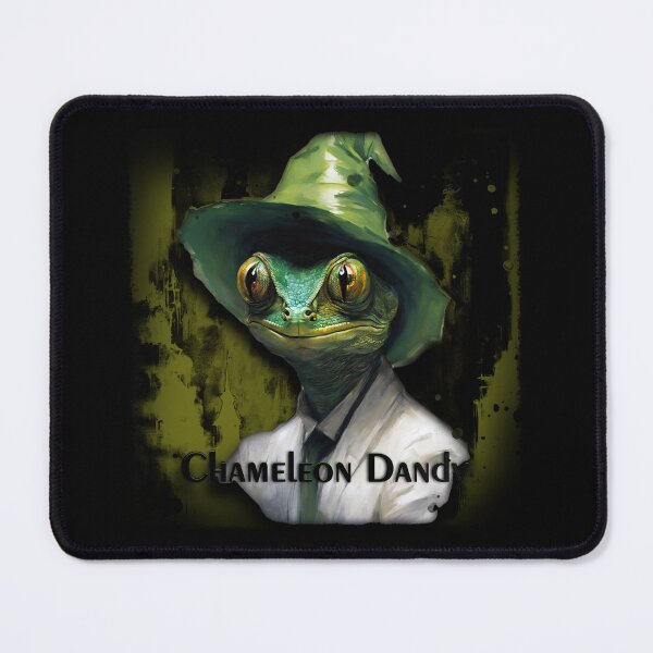 Item preview, Chameleon Dandy, retro, beano, cute, black, designed and sold by CrisMor-Art.