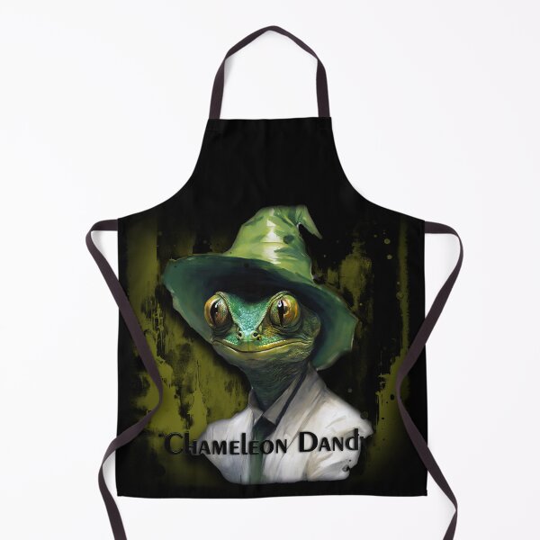 Item preview, Chameleon Dandy, retro, beano, cute, black, designed and sold by CrisMor-Art.