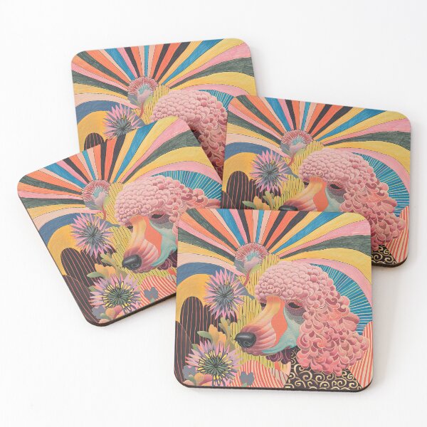 Item preview, Abstract poodle designed and sold by FlowersColorful.