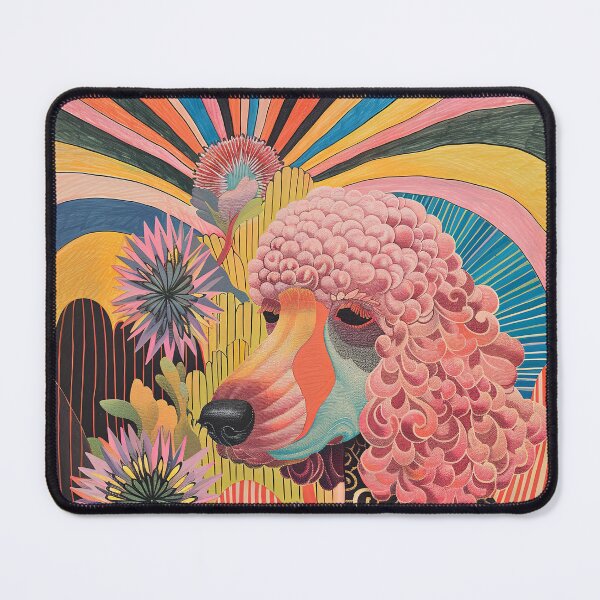 Item preview, Abstract poodle designed and sold by FlowersColorful.