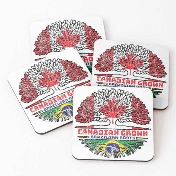 Item preview, Brazilian Brazil Canadian Canada Tree Roots Flag designed and sold by FlagX.