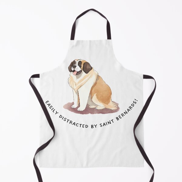 Item preview, Easily Distracted by Saint Bernards - watercolor design designed and sold by I-Jest.