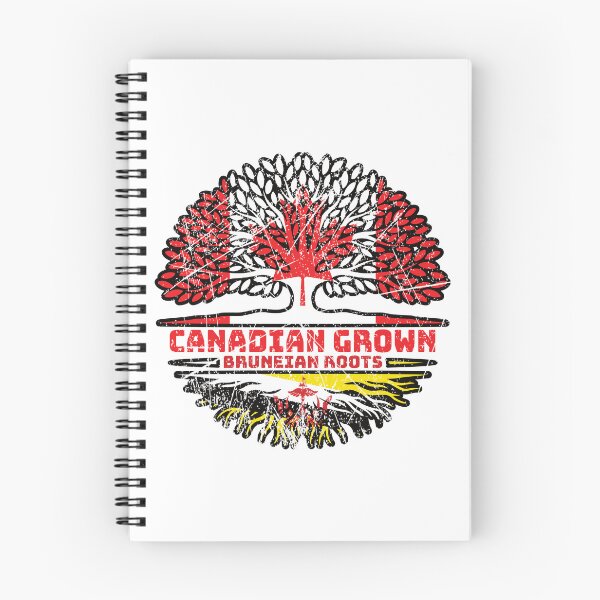 Item preview, Brunei Bruneian Canadian Canada Tree Roots Flag designed and sold by FlagX.