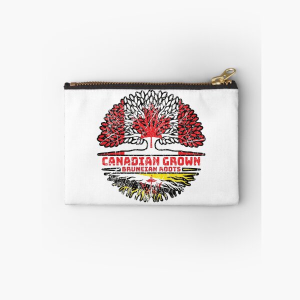 Item preview, Brunei Bruneian Canadian Canada Tree Roots Flag designed and sold by FlagX.