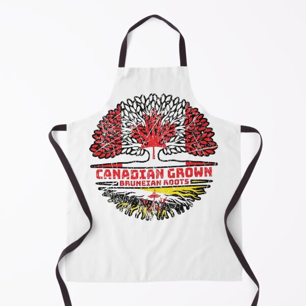 Item preview, Brunei Bruneian Canadian Canada Tree Roots Flag designed and sold by FlagX.