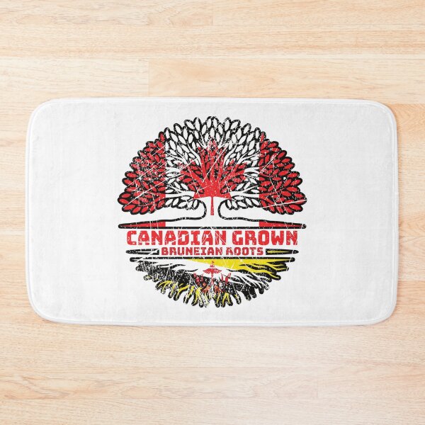 Item preview, Brunei Bruneian Canadian Canada Tree Roots Flag designed and sold by FlagX.