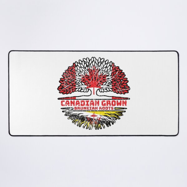 Item preview, Brunei Bruneian Canadian Canada Tree Roots Flag designed and sold by FlagX.