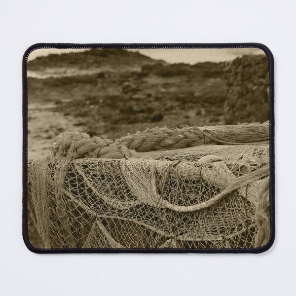Item preview, Fishing Netting Lobos Island Tint Vertical designed and sold by eddiebarronshop.