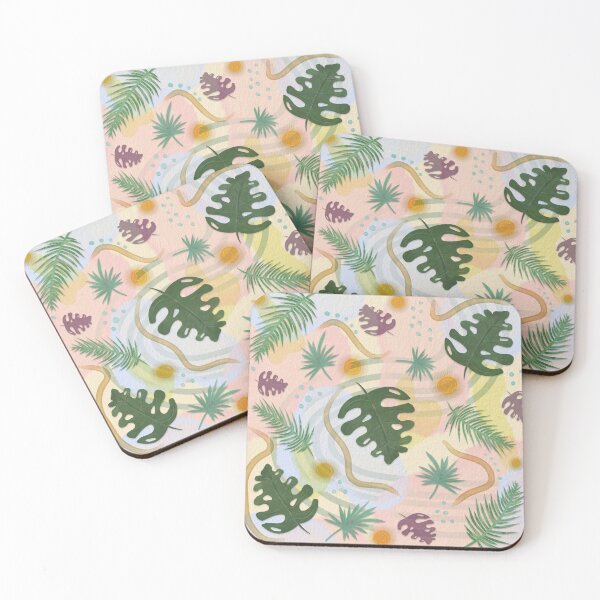 Item preview, Organic Tropical Boho Pattern designed and sold by AdriaCaps Art & Design.