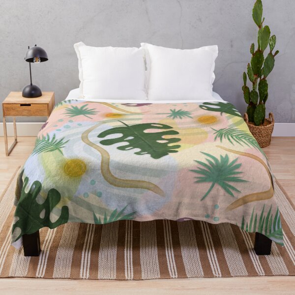 Item preview, Organic Tropical Boho Pattern designed and sold by AdriaCaps Art & Design.