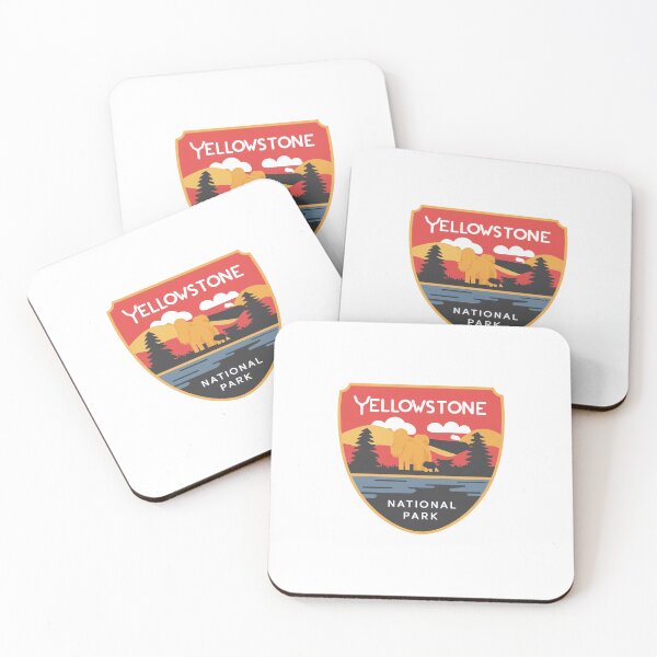 Item preview, Yellowstone National Park logo emblem designed and sold by ArtFusion-Shop.