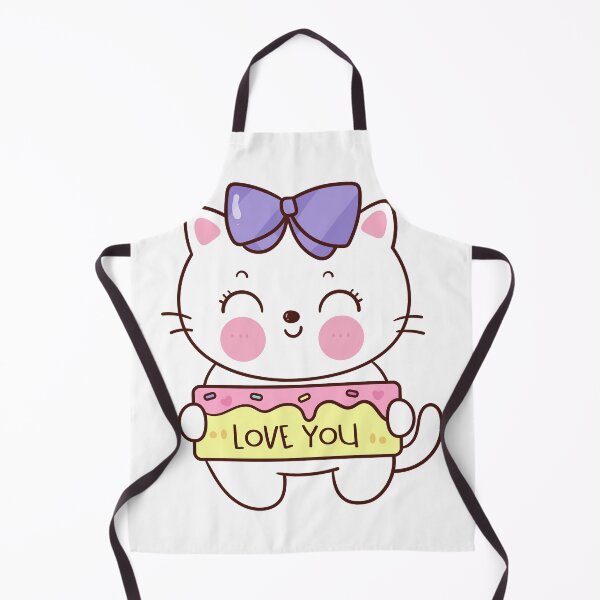 Item preview, Valentine cat cute cartoon kitten playing series love festival kawaii designed and sold by Faissal Thomass.