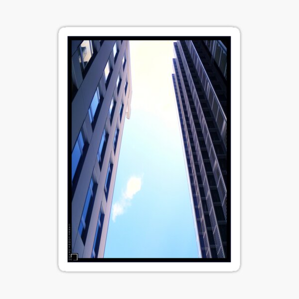 Item preview, Photography of abstract buildings towards the sky designed and sold by Carré Comme Orange.