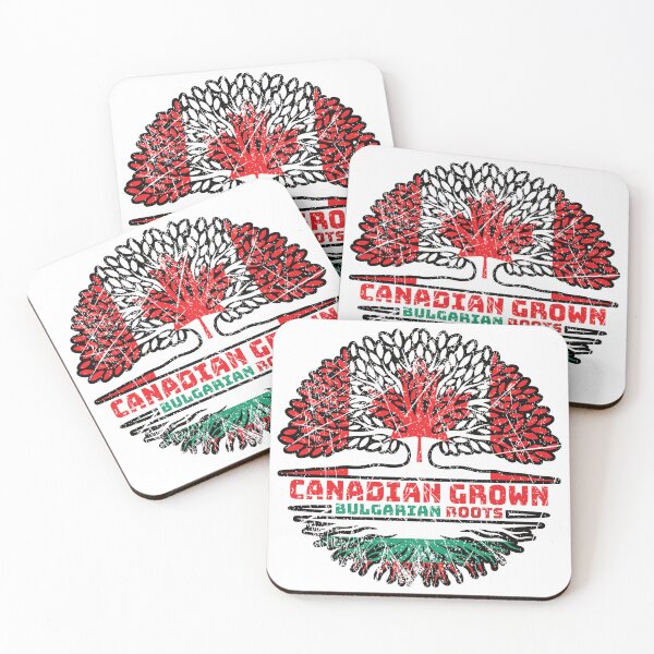 Item preview, Bulgaria Bulgarian Canadian Canada Tree Roots Flag designed and sold by FlagX.