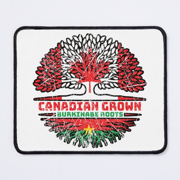 Item preview, Burkina Faso Burkinabe Canadian Canada Tree Roots Flag designed and sold by FlagX.