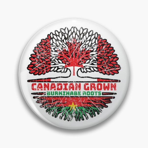 Item preview, Burkina Faso Burkinabe Canadian Canada Tree Roots Flag designed and sold by FlagX.