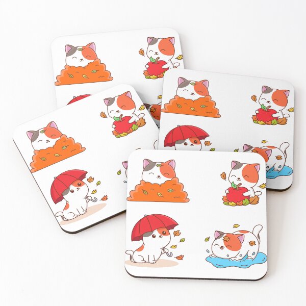 Item preview, Autumn activity cat cartoon designed and sold by Faissal Thomass.