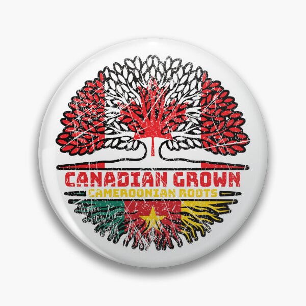 Item preview, Cameroon Cameroonian Canadian Canada Tree Roots Flag designed and sold by FlagX.