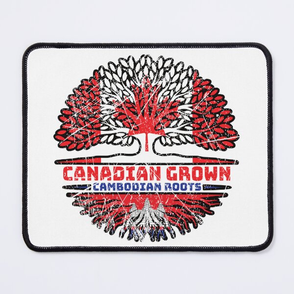 Item preview, Cambodian Cambodia Canadian Canada Tree Roots Flag designed and sold by FlagX.