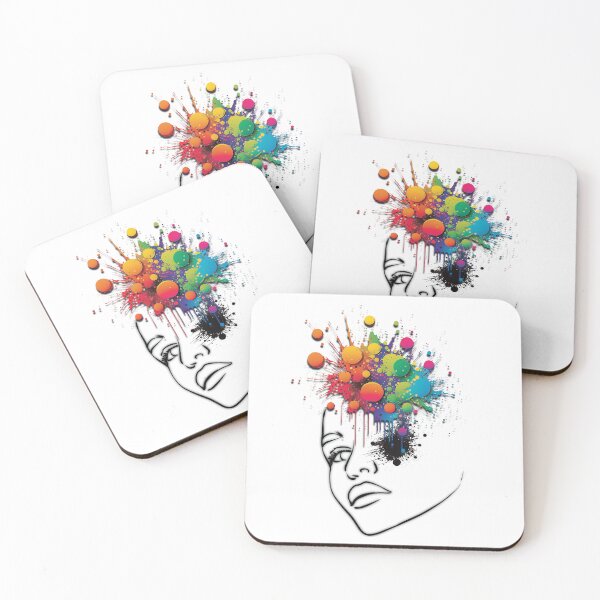 Item preview, Colourful Abstract Modern Line Art designed and sold by FrequencyV.