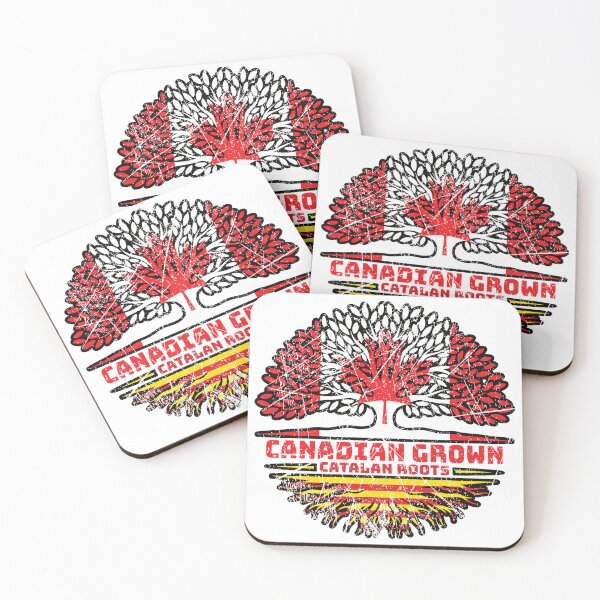 Item preview, Catalonia Catalan Canadian Canada Tree Roots Flag designed and sold by FlagX.