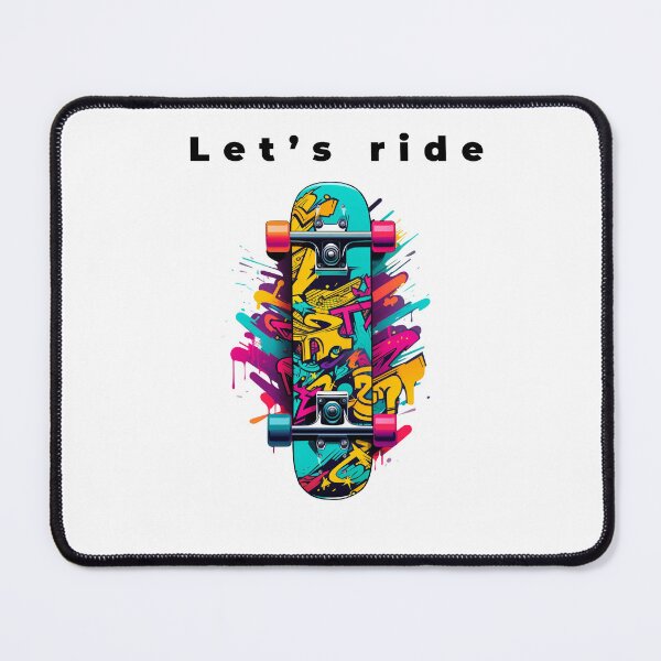 Item preview, Let’s ride skate board designed and sold by Tanseytees.