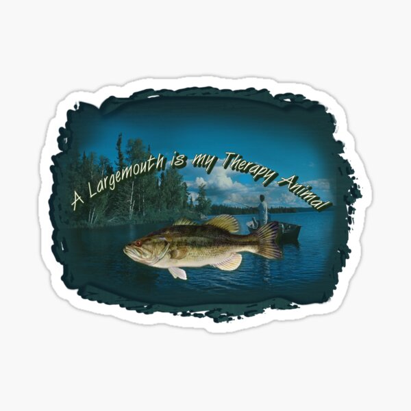 Bass Fishing! Sticker for Sale by FloridaKeys1984