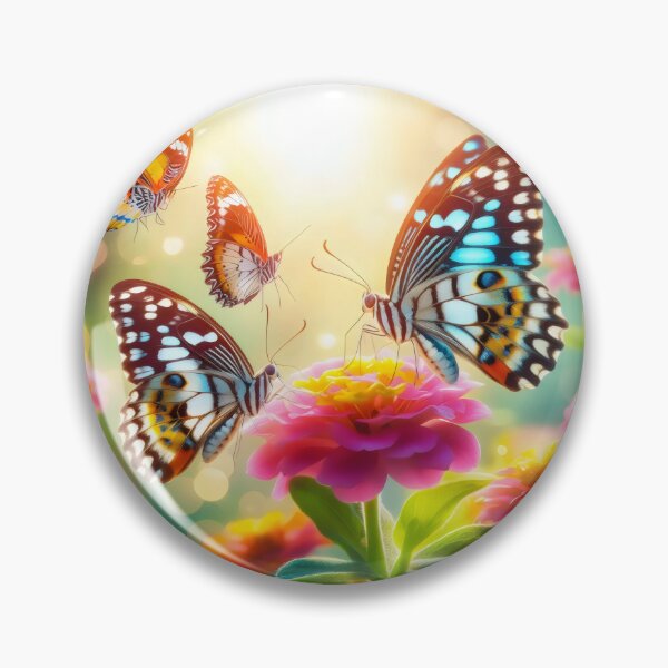 Item preview, Fluttering butterflies. designed and sold by MyHappyArtShop.