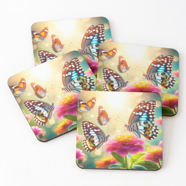 Item preview, Fluttering butterflies. designed and sold by MyHappyArtShop.