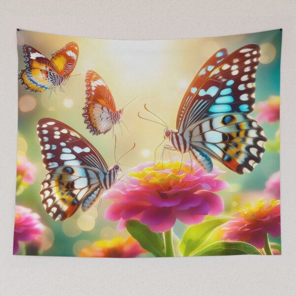 Item preview, Fluttering butterflies. designed and sold by MyHappyArtShop.