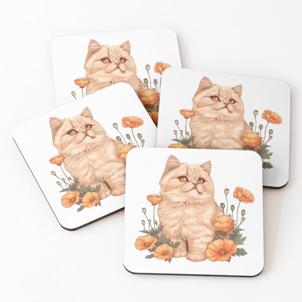 Item preview, Cat With Flower designed and sold by Crazycatgraphic.