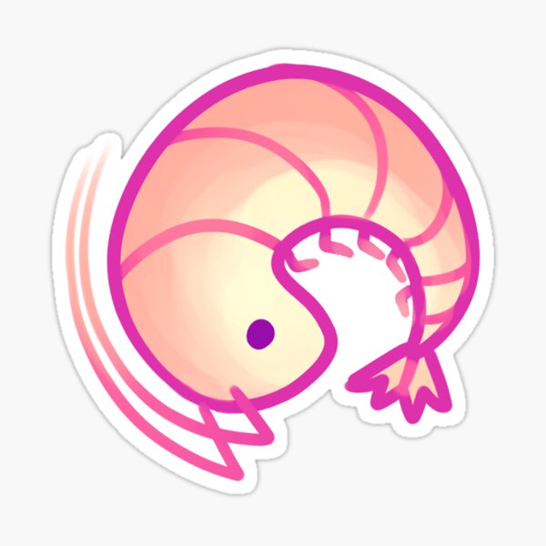 “shrimp sticker” Sticker for Sale by Sodypop | Redbubble