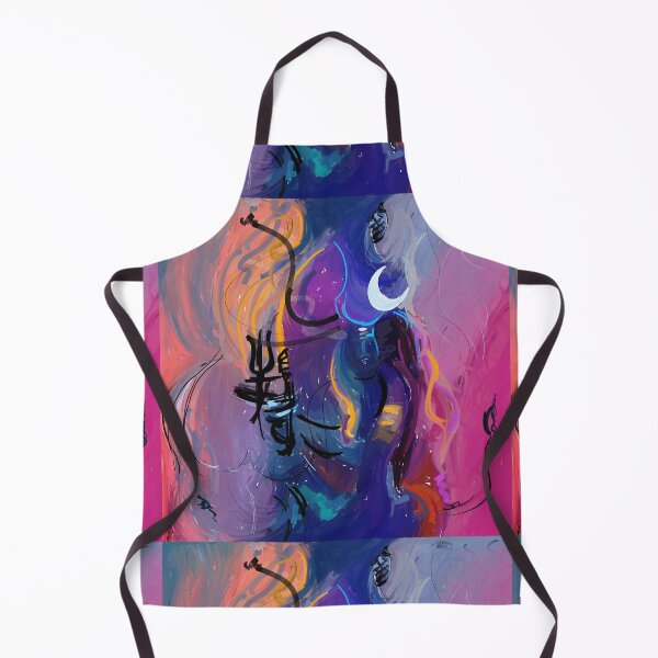 Item preview, lord shiva with nandi abstract painting designed and sold by KARTICK DUTTA.