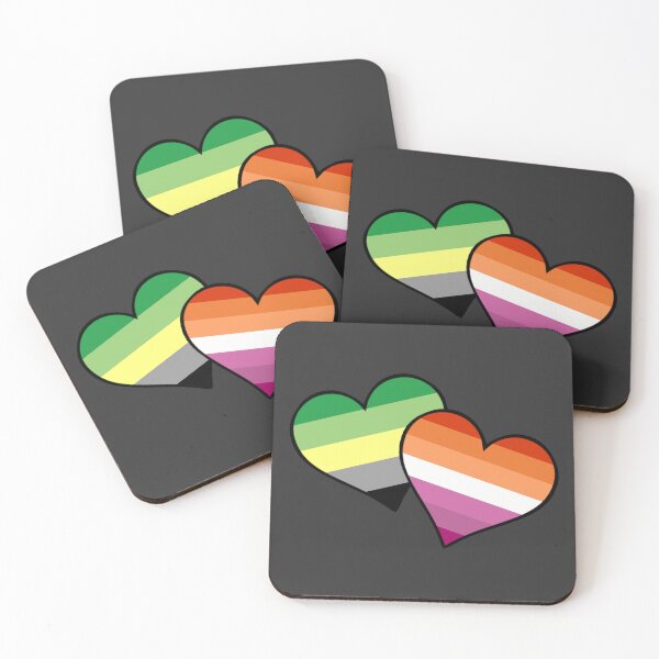 Item preview, AroLes Hearts (v.2) designed and sold by porcupride.