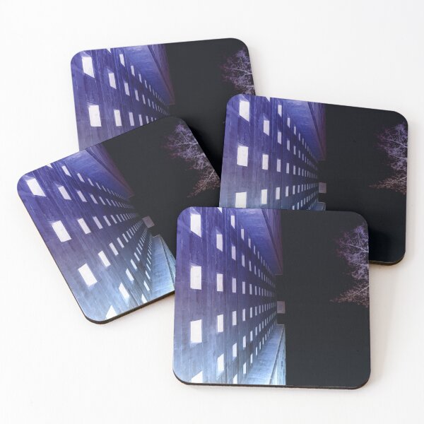 Item preview, Low angle photograph of blue building designed and sold by Carré Comme Orange.